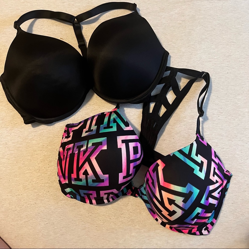Set of two Victoria’s Secret pink bra